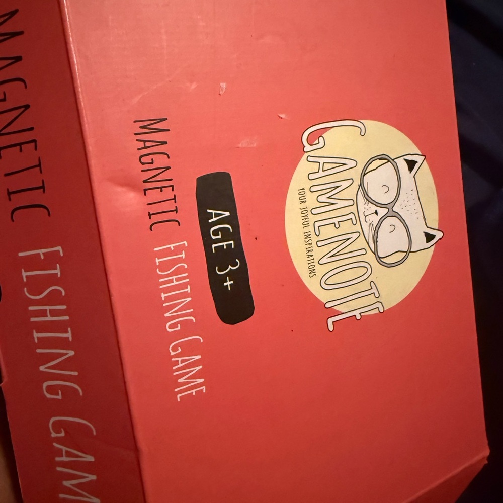 Gamenote Magnetic Fishing Game